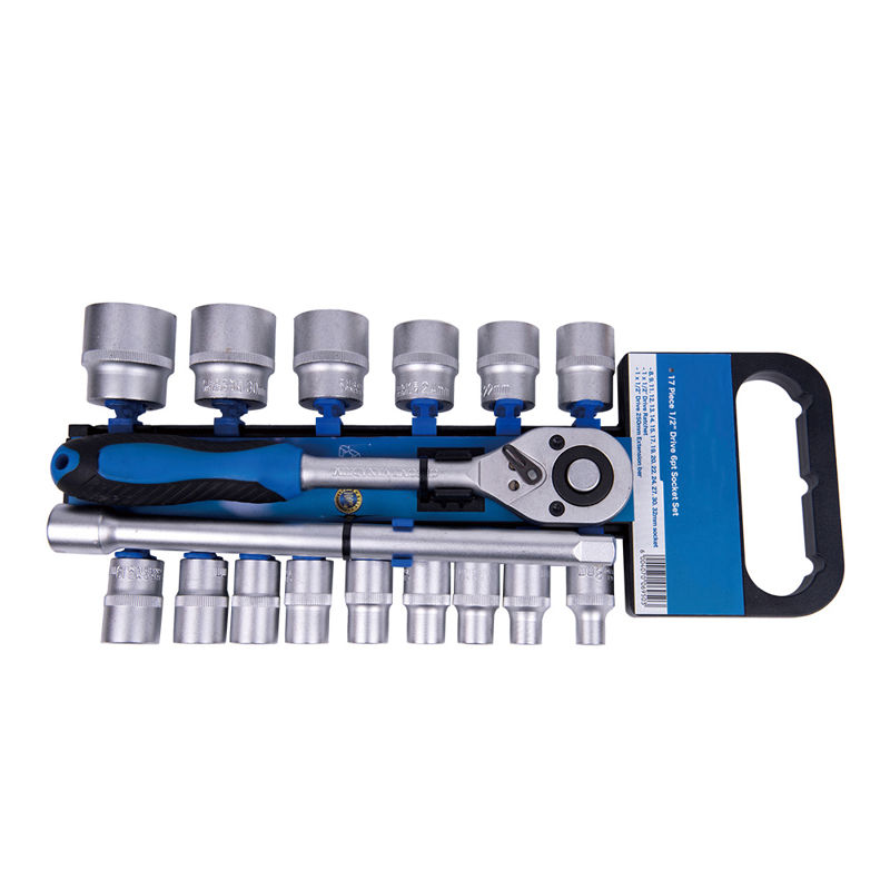 HT-09 17 piece 1/2 inch drive 6 pt socket set